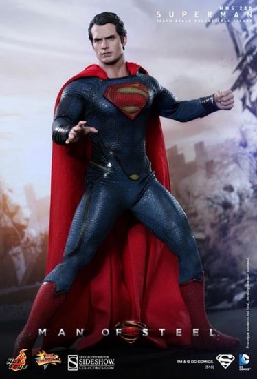 Man of Steel 1/6 Scale Superman Collector's Edition Figure Hot