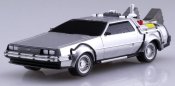 Back to the Future Part II 1/43 Scale Pull-Back DeLorean Time Machine Model Kit by Aoshima