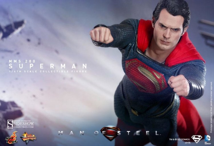 Man of Steel 1/6 Scale Superman Collector's Edition Figure Hot