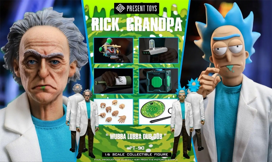 Rick Grandpa 1/6 Scale Figure by Present Toys - Click Image to Close