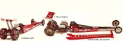 Tom Mongoose McEwen's Mongoose Dragster 1/32 Scale Model Kit by Atlantis