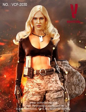 Digital Camouflage Women Soldier Max 1/6 Scale Figure Dark Angel Very Cool Toys