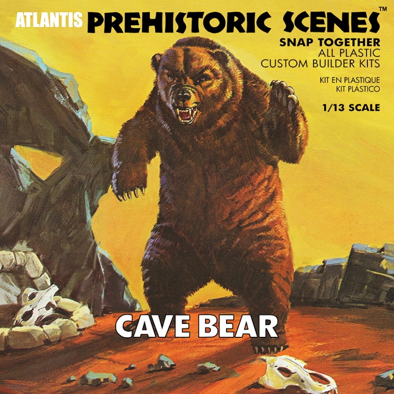 Prehistoric Scenes Cave Bear Model Kit - Click Image to Close