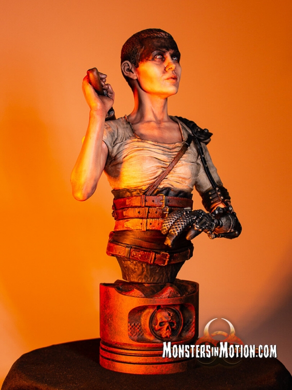 Mad Max Fury Road Furiosa 1/4 Scale Bust Model Kit - Click Image to Close