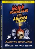 Watch Horror Films, Keep America Strong! DVD Documentary Bob Wilkins, John Stanley, Bob Shaw