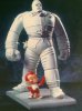 Big Guy and Rusty the Boy Robot 12" 1999 Painted Statue