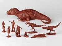 Tyrannosaurus and Researchers ARTPLA 1/35 Scale Model Kit