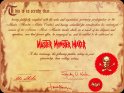 Aurora Model Kits Master Monster Maker Certificate 9" x 12" Metal Sign