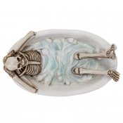 Skeleton in the Bath Tub Statue