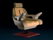 Star Trek The Next Generation Enterprise-D Captain's Chair 1/6 Scale Replica