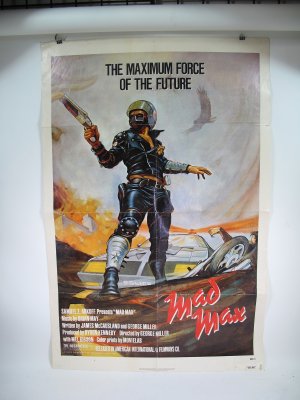 Mad Max 1979 Original First Run Movie Poster "Folded"