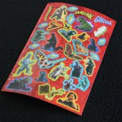 Godzilla Origins Box Set of 32 Valentines Cards and Stickers by American Greetings 2004