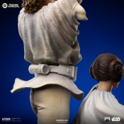 Star Wars 16 Inch Tall 1/10 Scale Classic Movie Poster Luke and Leia Deluxe Statue