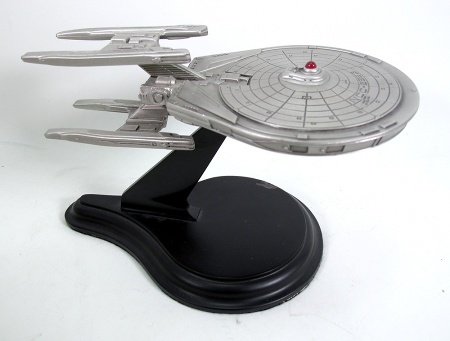 Star Trek TNG Stargazer Large Scale Pewter Replica Franklin Mint - Click Image to Close