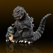 Godzilla 1993 Mame Godzilla and Baby Godzilla Soft Vinyl Model Kit by Kaiyodo