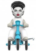 Bride of Frankenstein Super Cycle Tricycle Toy (White with Blue Trike) Universal Monsters