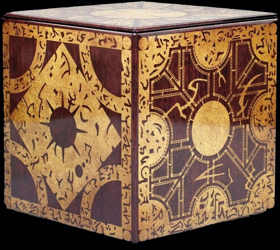 Hellraiser 4-Inch Puzzle Stash Box Lament Cube Storage Tin - Click Image to Close