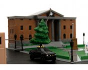 Back to the Future Hill Valley Courthouse Clocktower Nano Scene Diorama Replica