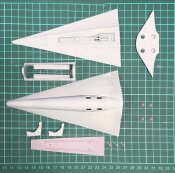 Convair Space Station Lifeboat Orbital Re-Entry Craft Concept 1957 1/48 Scale Model Kit