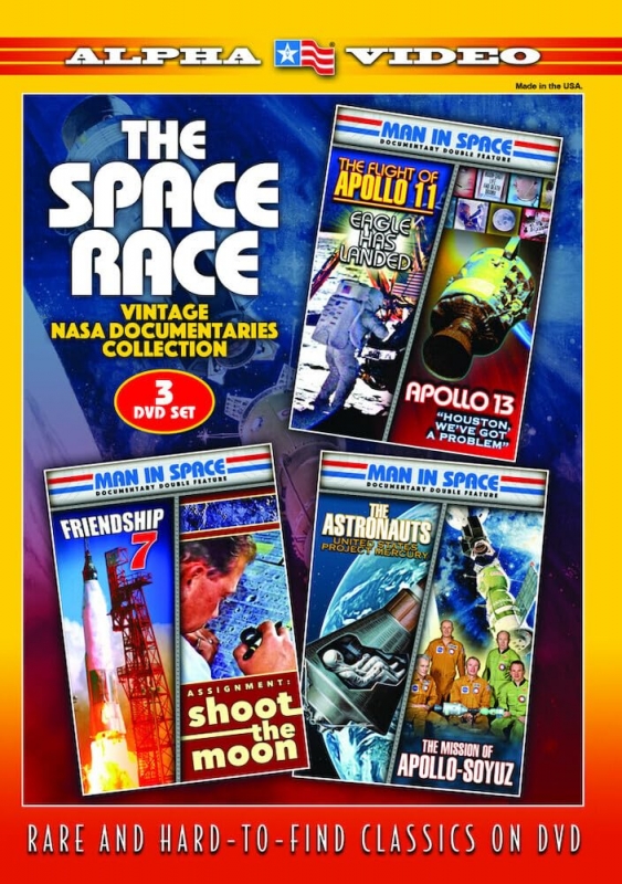 Space, The Race: Vintage NASA Documentaries Collection DVD - Click Image to Close