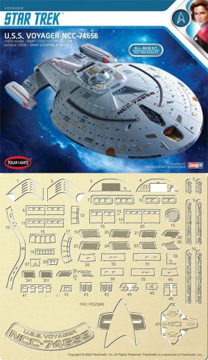 Star Trek U.S.S. Voyager 1/1000 Scale Photoetch Upgrade Kit