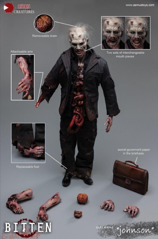 Bitten Series Johnson Zombie 1/6 Scale Figure by Asmus - Click Image to Close