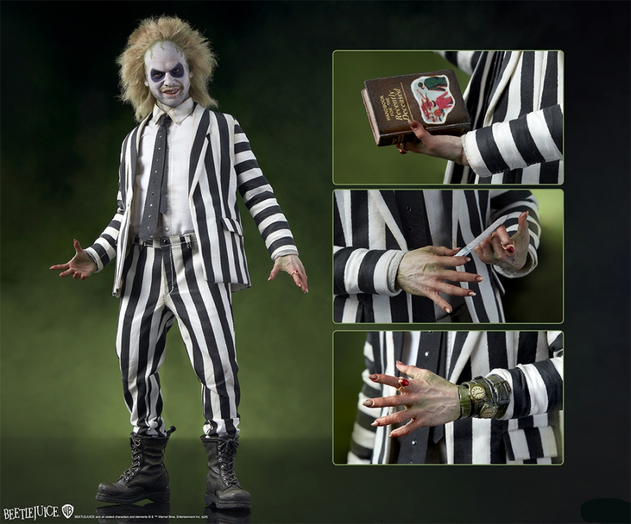 Beetlejuice 1/6 Scale Figure Michael Keaton - Click Image to Close