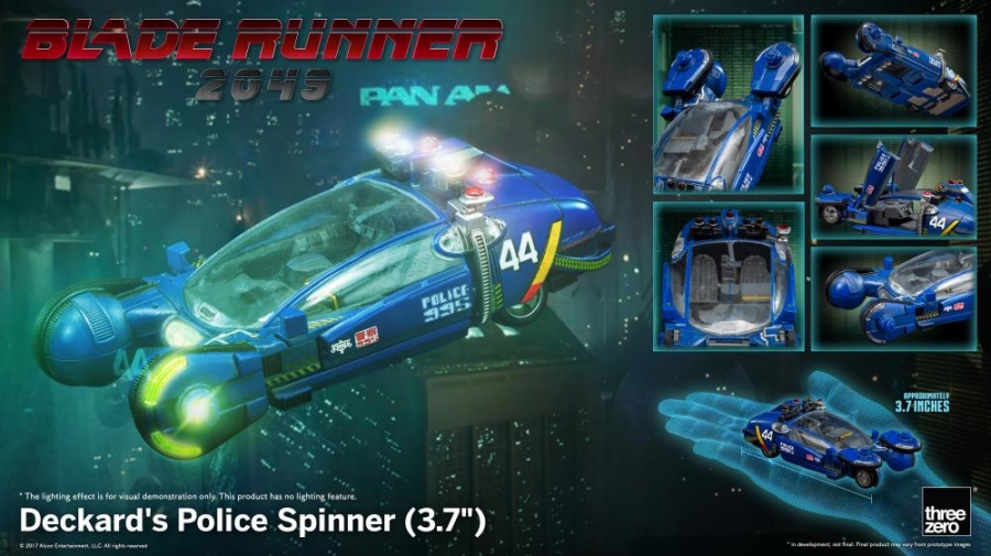 Blade Runner 2049 Deckard's Police Spinner Diecast Replica - Click Image to Close