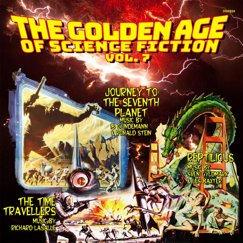 Golden Age of Science Fiction Vol. 7 Soundtrack CD Time Travelers, Reptilicus, Journey to the Seventh Planet - Click Image to Close