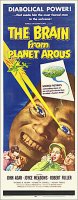 Brain from Planet Arous 1957 Insert Card Poster Reproduction