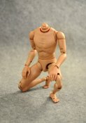 Male Body Narrow Shoulders 1/6 Scale Action Figure Body