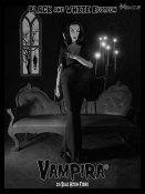 Vampira Monochrome Version 1/6 Scale Figure with Couch Black & White