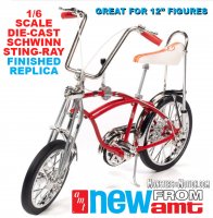 Schwinn Sting-Ray Apple Krate Bicycle 1/6 Scale Diecast Replica by AMT