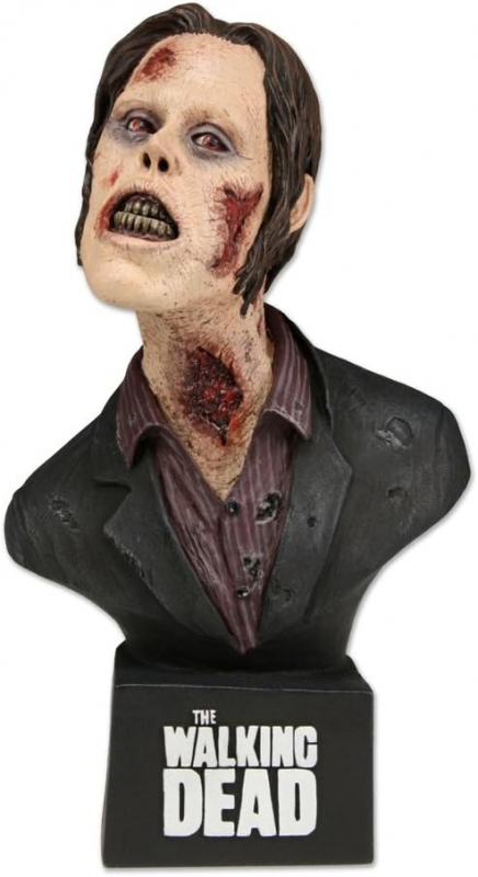 Walking Dead Tank Zombie Bust Autographed KNB EFX Greg Nicotero - Click Image to Close