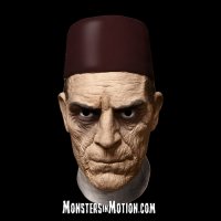 Mummy Ardeth Bay Boris Karloff Deluxe Latex Mask Universal Studios Monsters