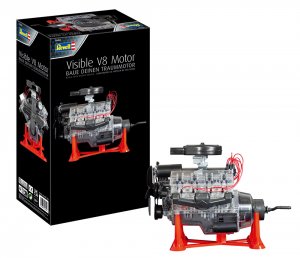 Visible V-8 Engine Model Kit 1/4 Scale Model Kit by Revell Germany