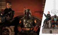 Star Wars Boba Fett & Fennec Shand on Throne Deluxe 1/10 Scale Statue