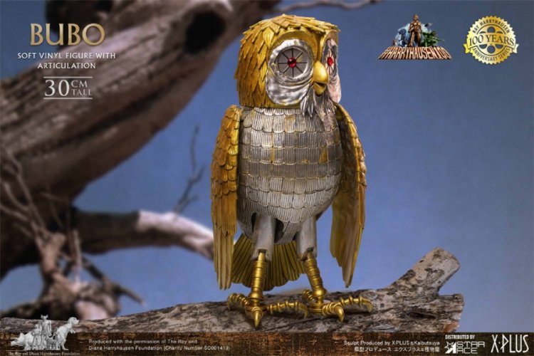 From my inspiration archive: Bubo the mechanical owl from Clash of the  Titans (1981), designed by Ray Harryhausen 🖤🦉, By Emma J Shipley