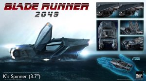 Blade Runner 2049 K's Police Spinner Die-Cast Metal Vehicle