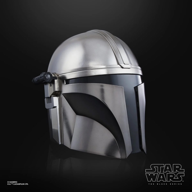 Star Wars The Black Series The Mandalorian Premium Electronic Helmet Prop Replica - Click Image to Close