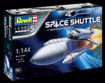 Space Shuttle with Booster Rockets 40th Anniversary 1/144 Scale Model Kit by Revell