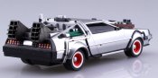 Back to the Future Part III 1/43 Scale Pull-Back DeLorean Time Machine Model Kit by Aoshima