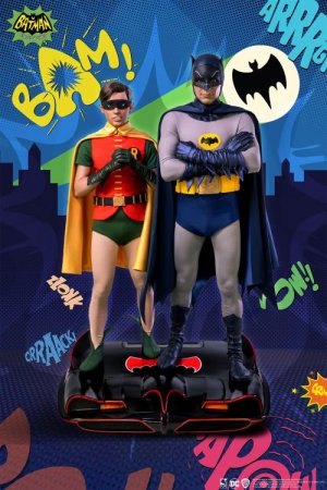 Batman 1966 Batman & Robin 1/4 Scale Limited Edition Diorama