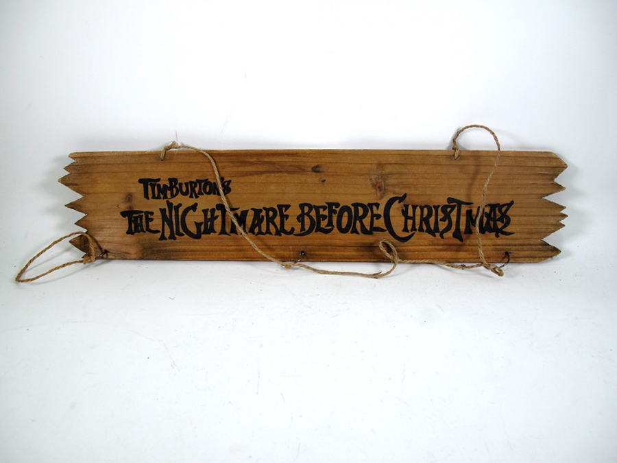 Nightmare Before Christmas Wood Store Display by Neca - Click Image to Close