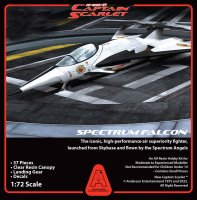 Captain Scarlet 2005 White Falcon 1/72 Scale Model Kit Gerry Anderson