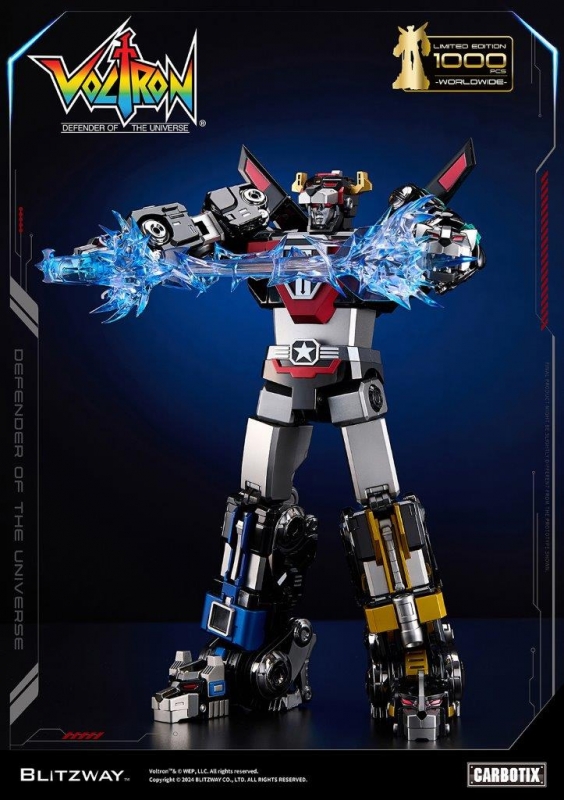 Voltron Black 15 Inch Tall Diecast Figure by Blitzway LIMITED EDITION - Click Image to Close