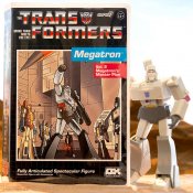 Transformers Deluxe Megatron 7" Figure in Retro VHS Packaging