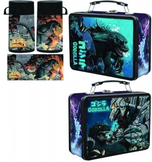 Godzilla Comic Tin Titans Lunch Box with Thermos LIMITED EDITION