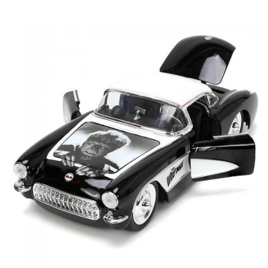 Wolfman 1957 Chevy Corvette 1/24 Scale Die-Cast Vehicle with