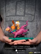 Flintstones Dino, Pebbles and Bamm-Bamm 1/10 Scale Statue by Iron Studios